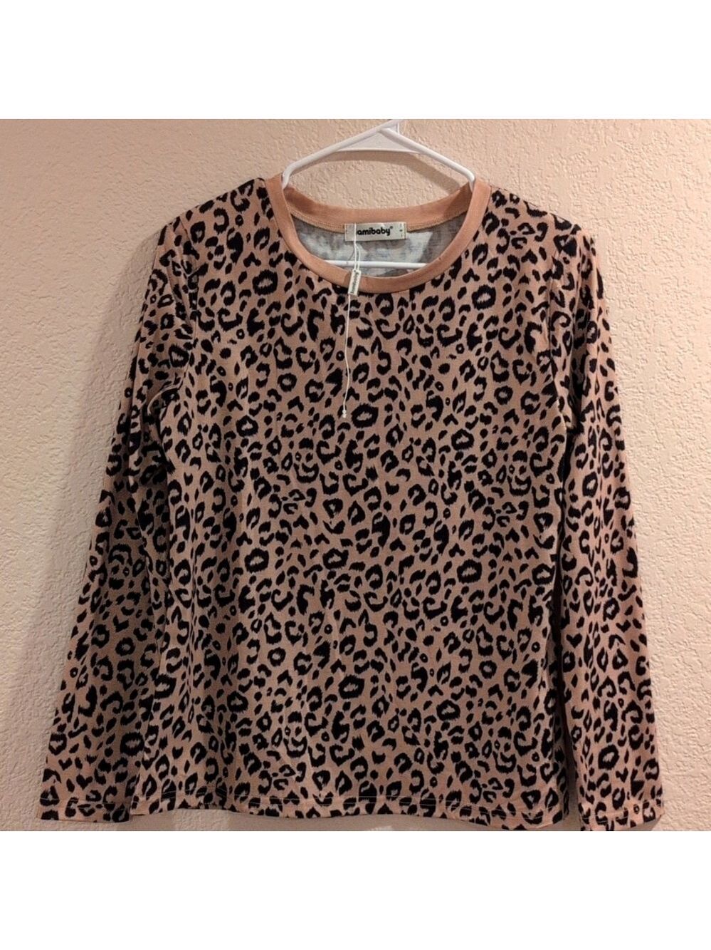 Lamibaby Animal Print Top Small New With Tags